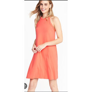 Old Navy High Neck Jersey Swing Dress